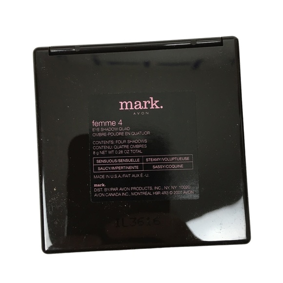 mark. Femme 4 Eye Shadow Quad Palette 4 Full Size I-mark. Eyeshadows Avon RARE - Picture 6 of 6